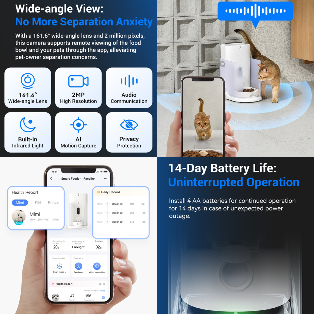 CATLINK - FACELINK AI Smart Pet Feeder