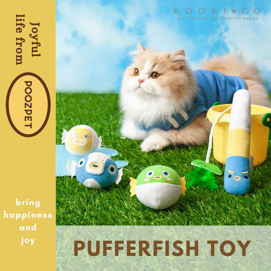 POOZPET - Pufferfish Pet Toy