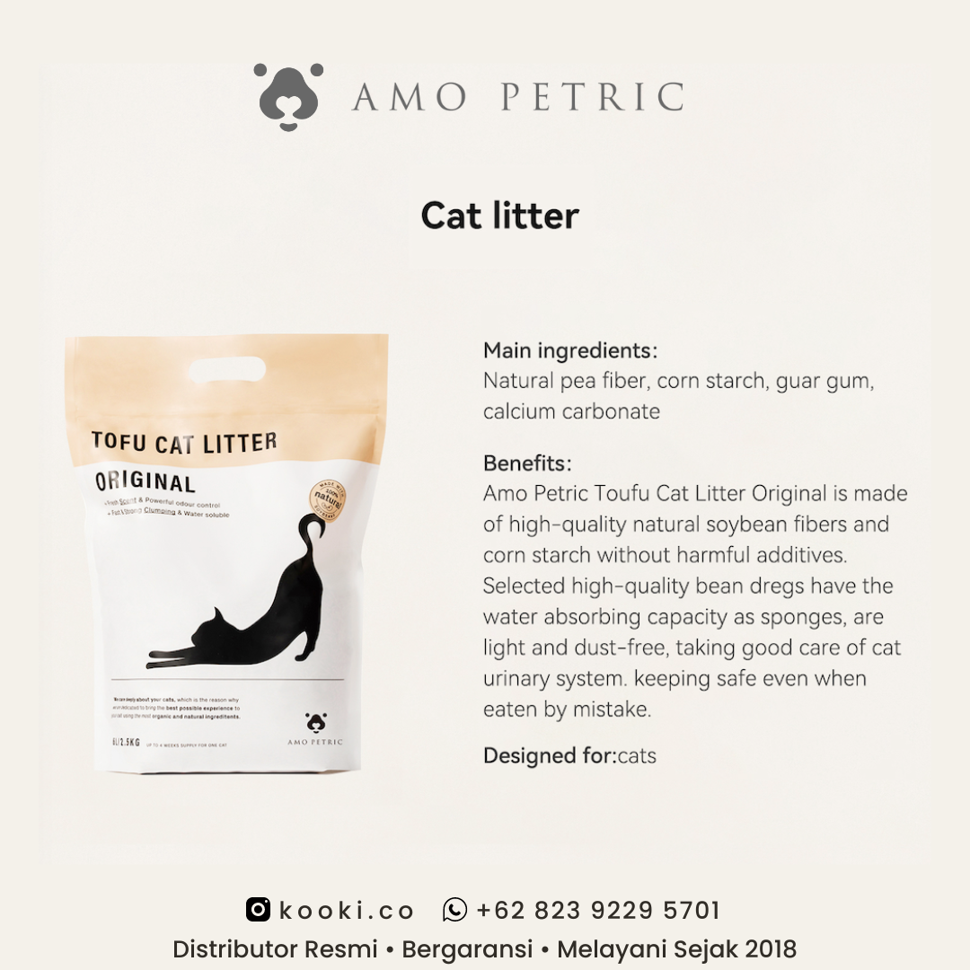 AMO PETRIC - Tofu Cat Litter
