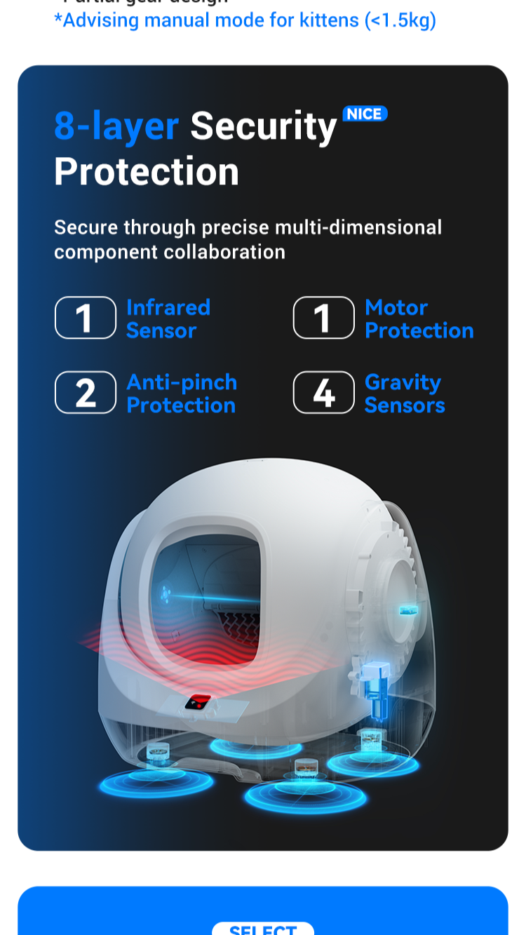CATLINK - Baymax LITE AI Automatic Cat Litter Box