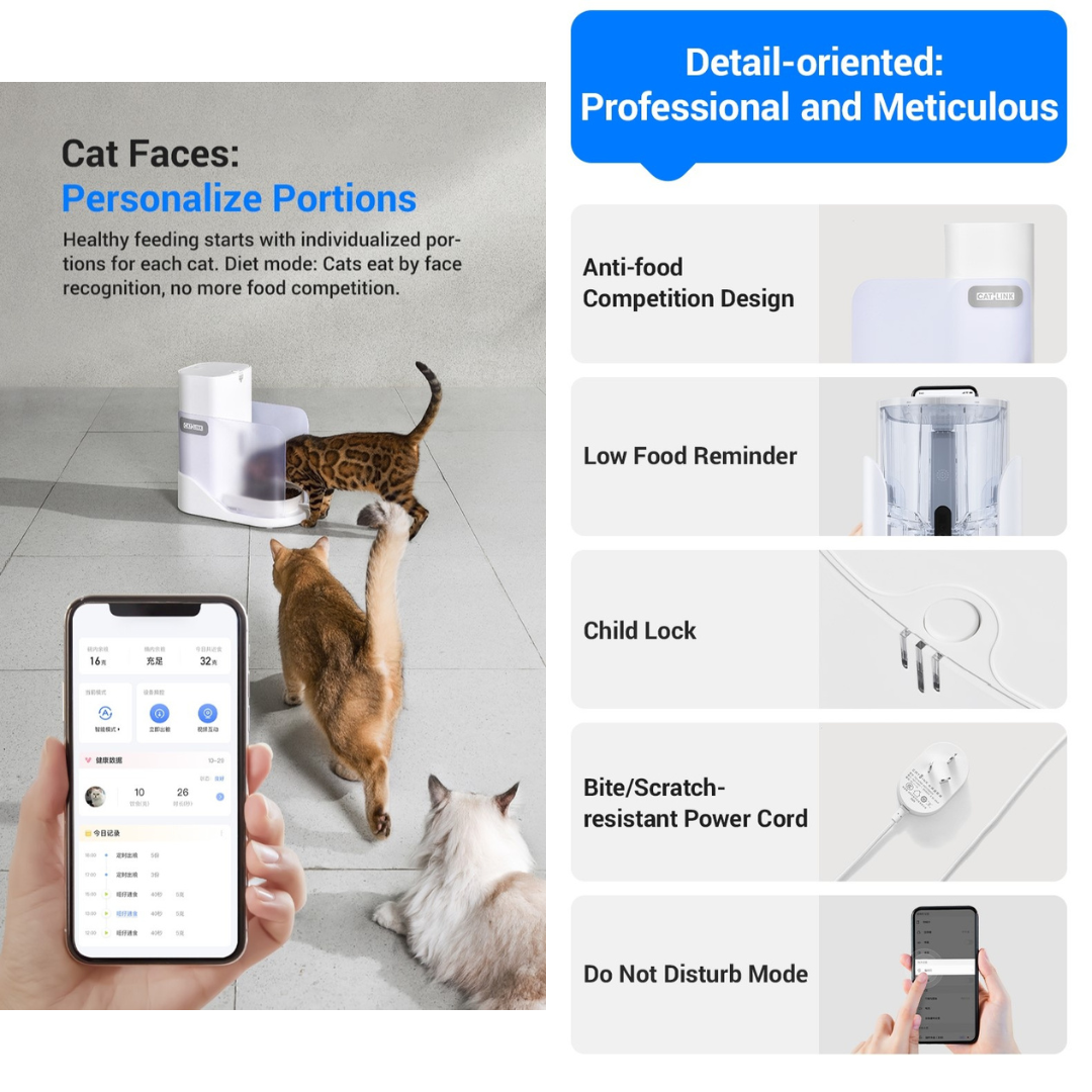 CATLINK - FACELINK AI Smart Pet Feeder