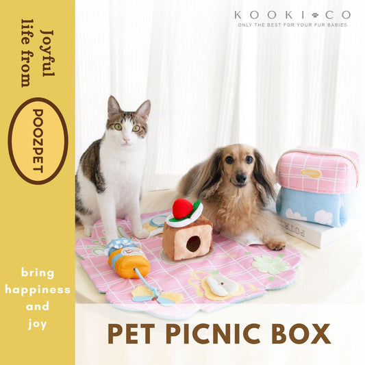POOZPET - Picnic Box Sniffing Game / Sniffing Mat