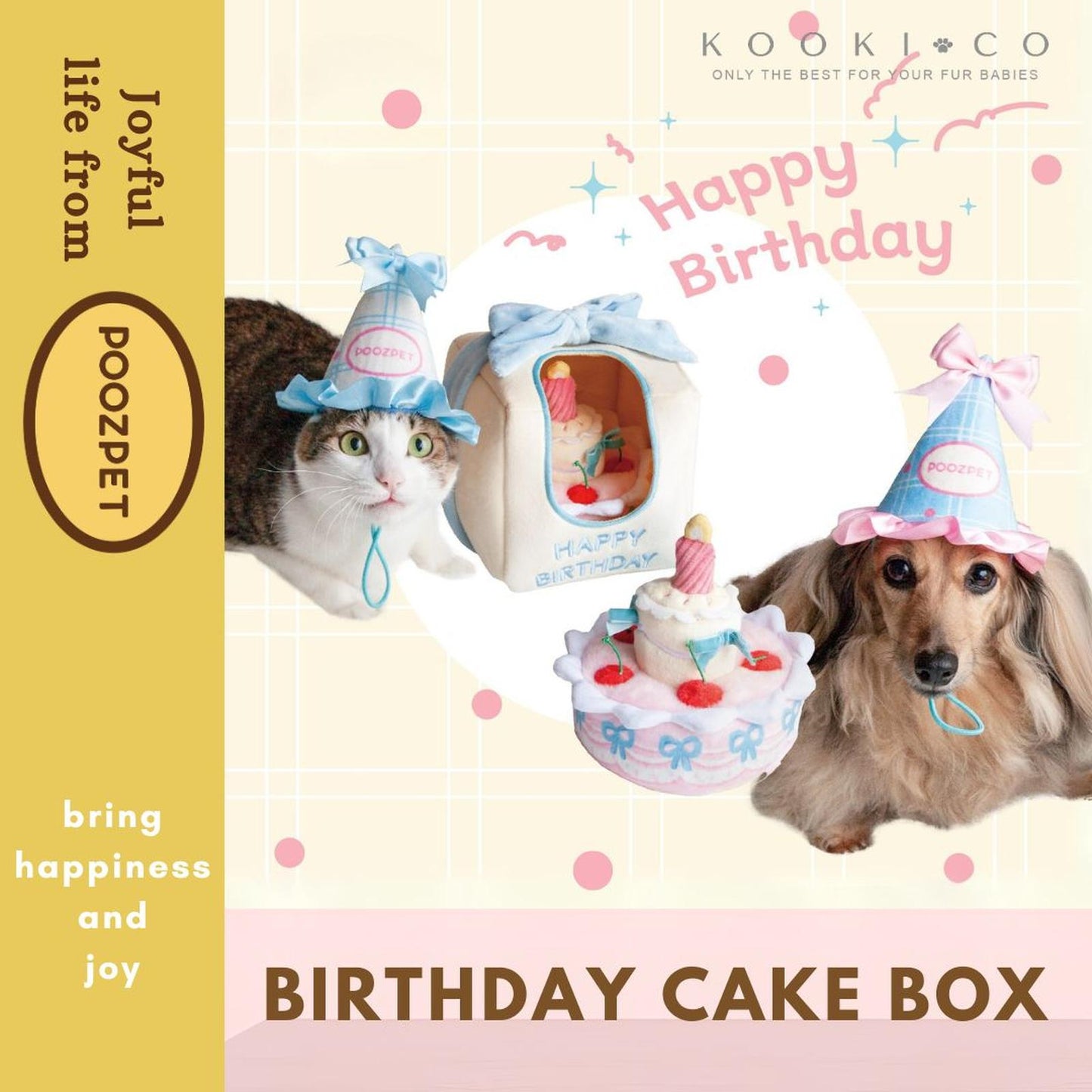 POOZPET - Birthday Cake Box Sniffing Game