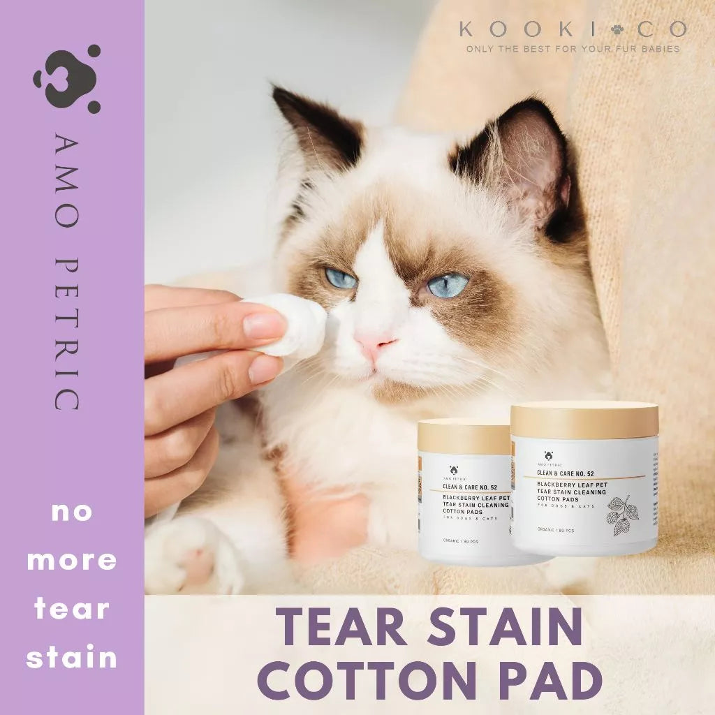 AMO PETRIC - Tear Stain Cotton / Tear Stain Remover Wipes
