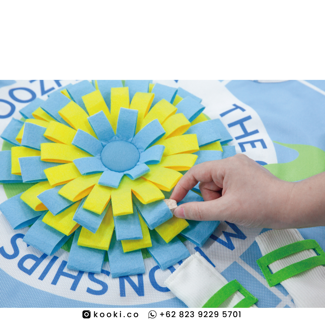 POOZPET - Tennis Ball Snuffle Mat