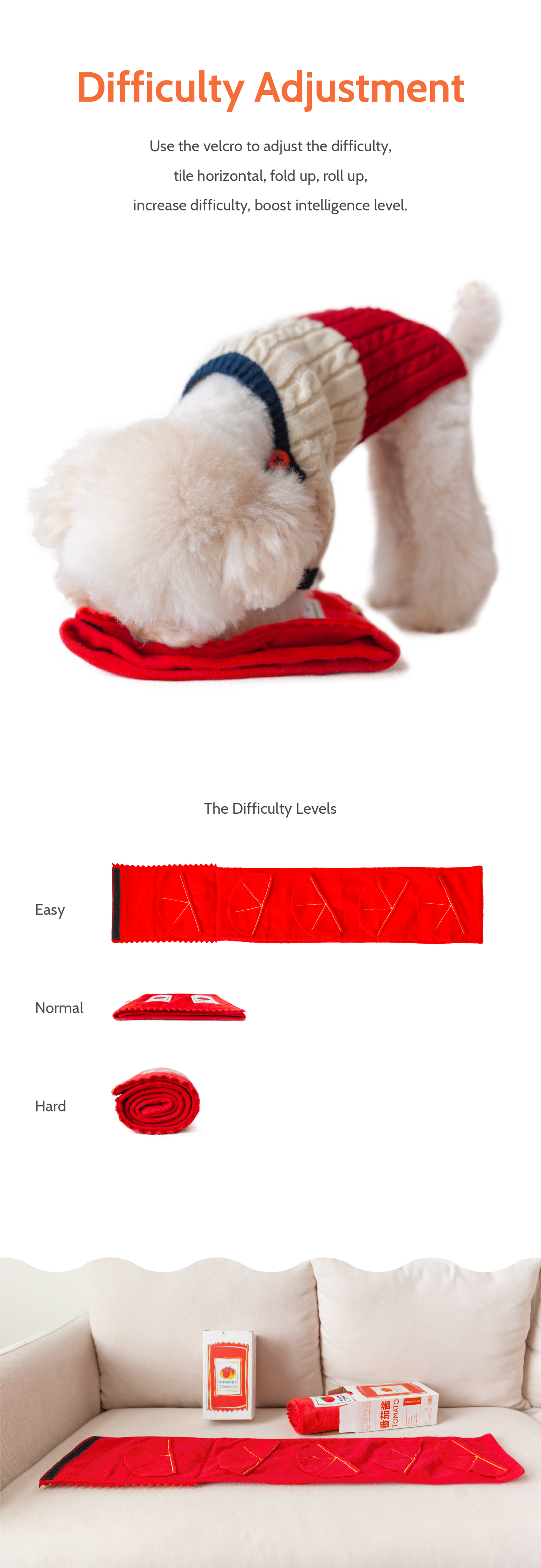 POOZPET Sniffing Game - Snuffle Toy