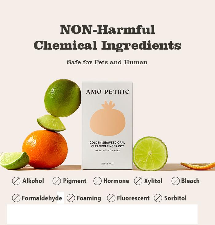 AMO PETRIC - Pet Teeth Finger Wipes / Finger Cots