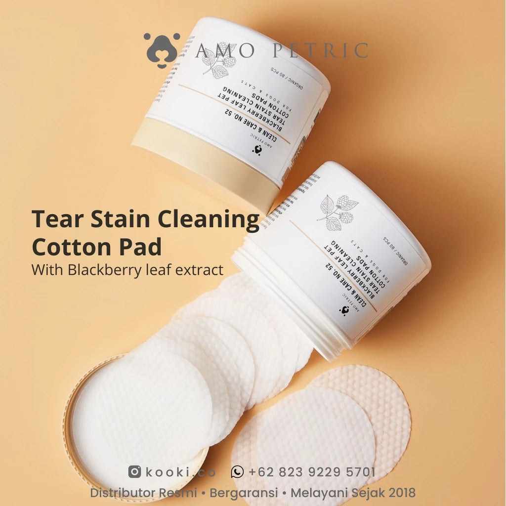 AMO PETRIC - Tear Stain Cotton / Tear Stain Remover Wipes