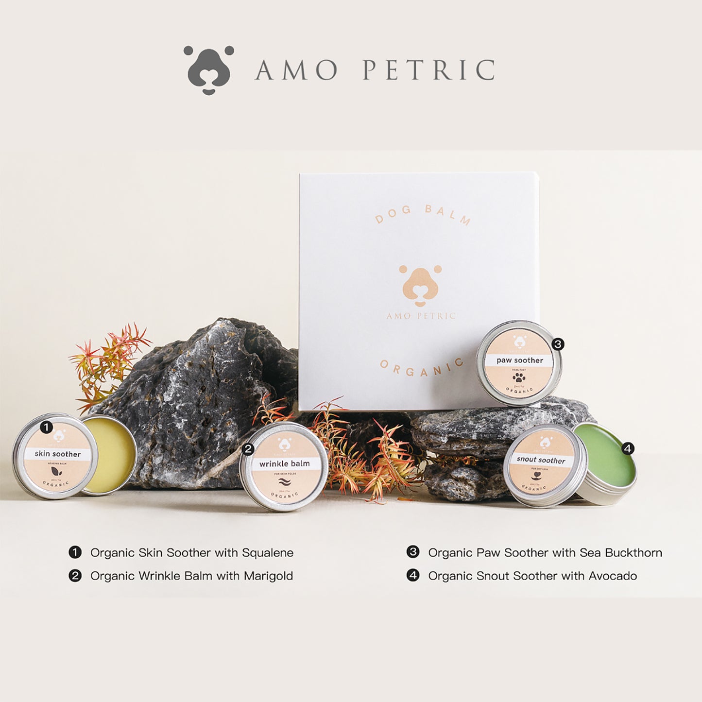 AMO PETRIC - Soothers & Balm for Pets