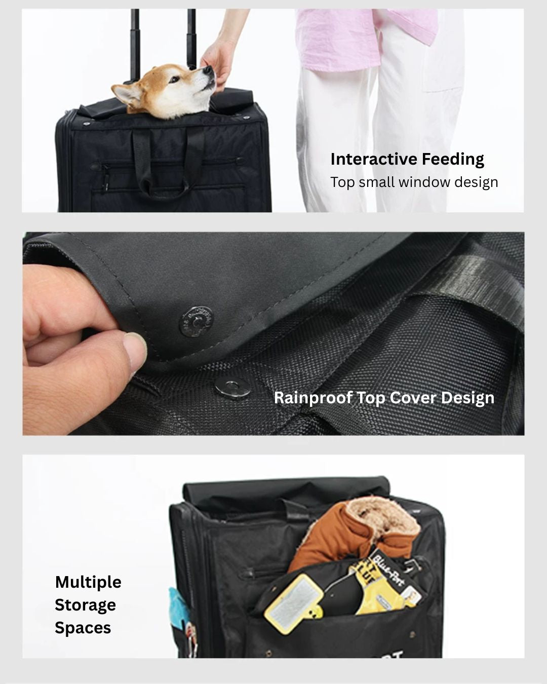 BLUEPORT - Backpack with Stroller