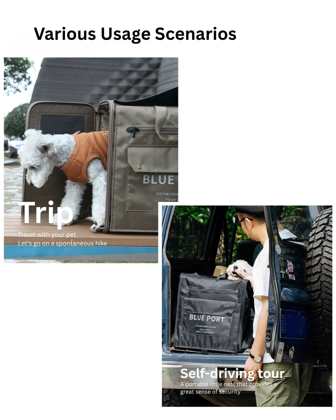 BLUEPORT - Backpack with Stroller
