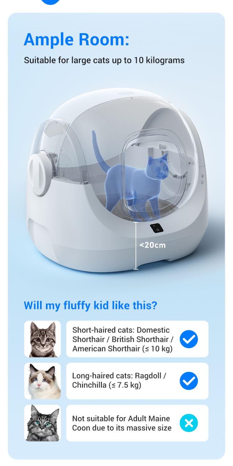 CATLINK - Baymax LITE AI Automatic Cat Litter Box