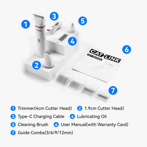 CATLINK 2in1 Pet Trimmer