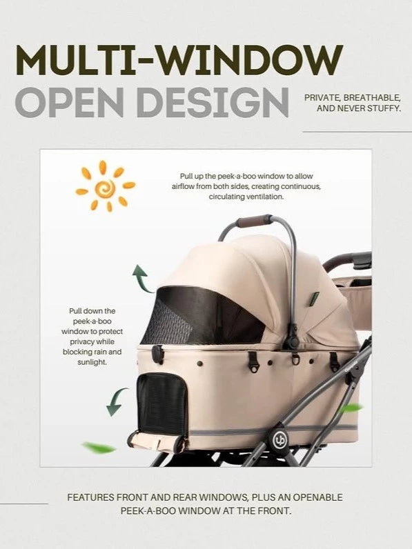 UPPAPETS Pet Stroller - FLANDER