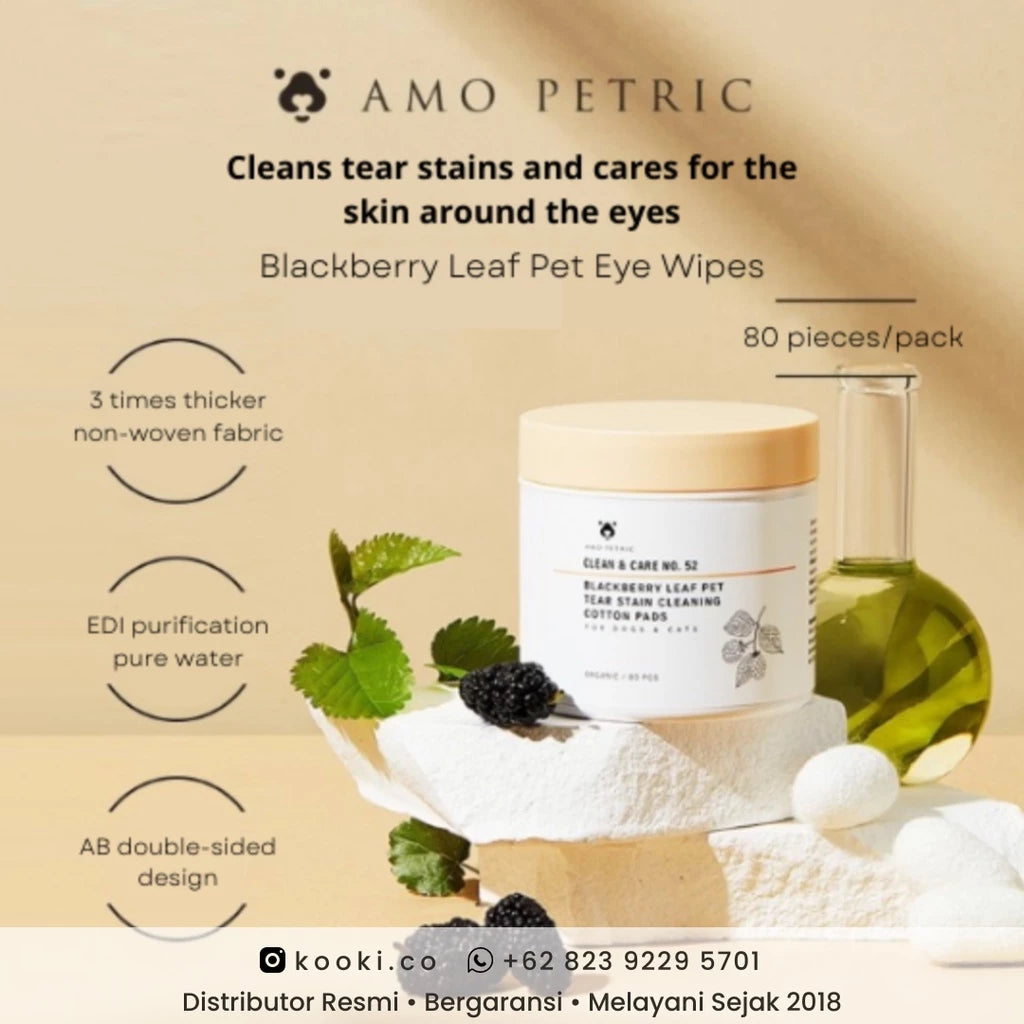 AMO PETRIC - Tear Stain Cotton / Tear Stain Remover Wipes