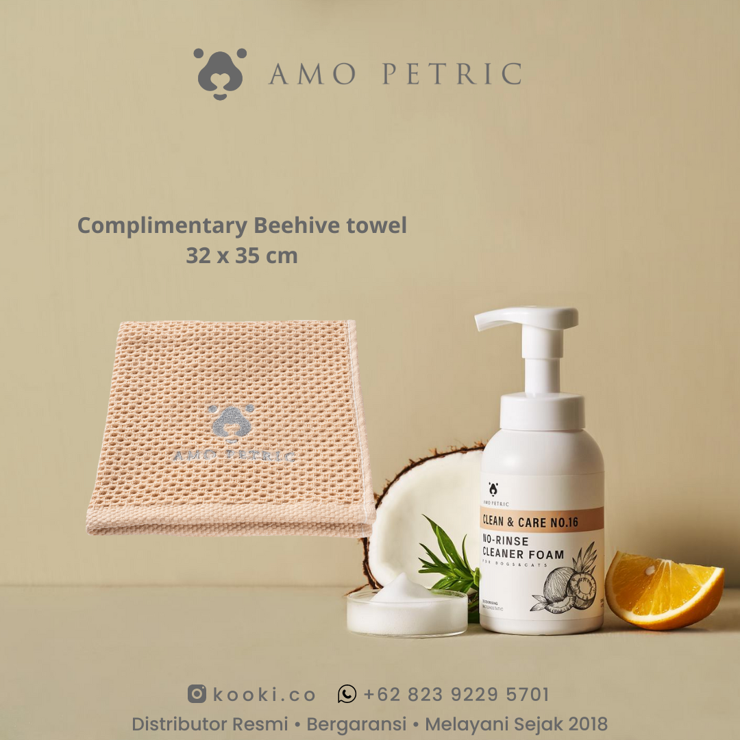 AMO PETRIC - No-Rinse Cleanser Foam for Pets