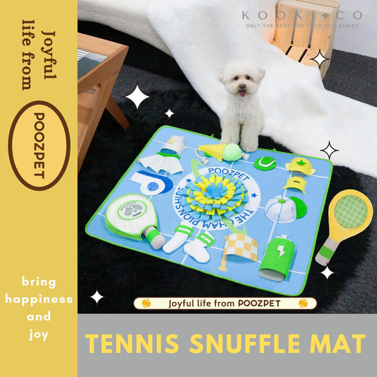 POOZPET - Tennis Ball Snuffle Mat