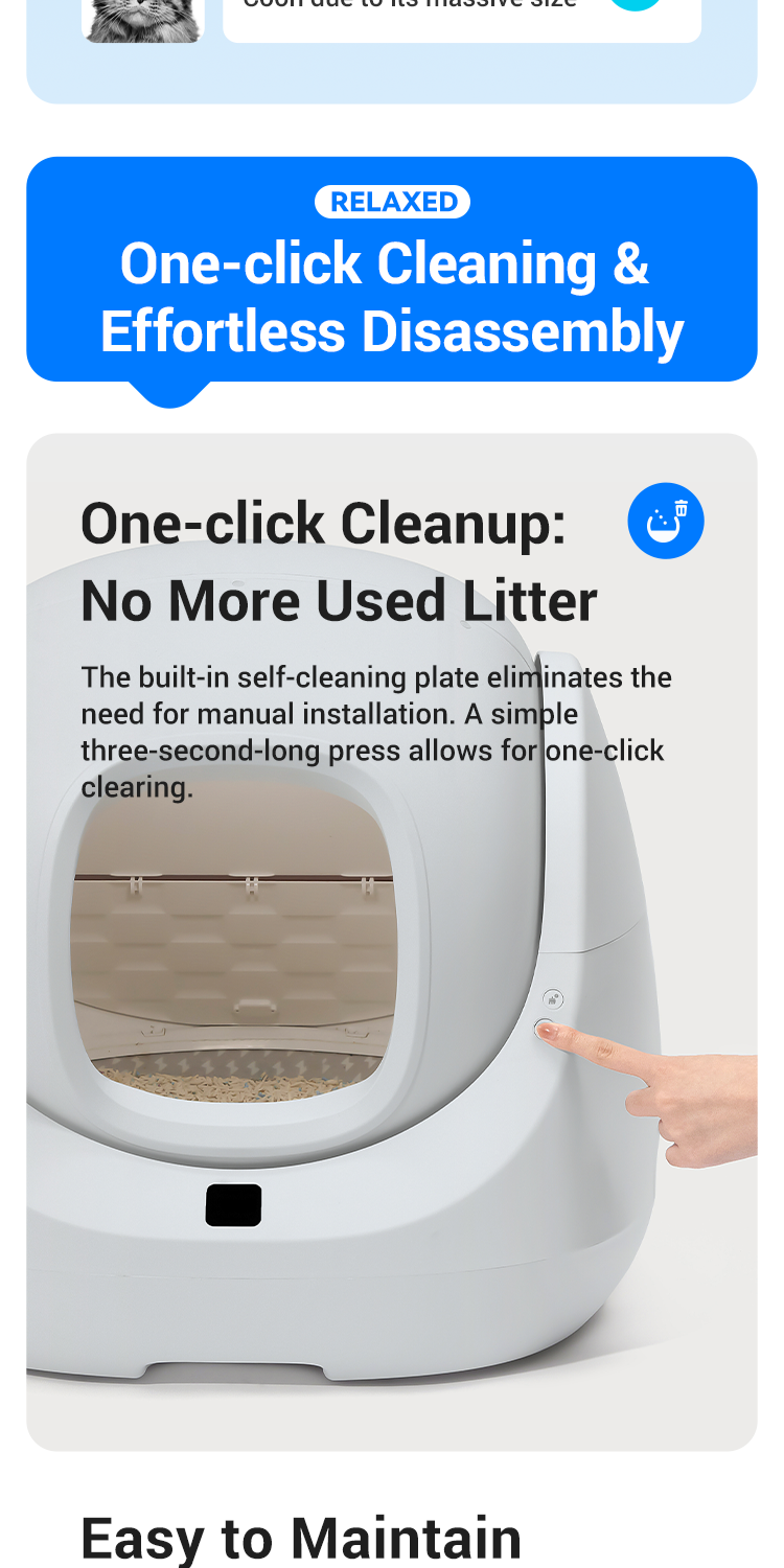 CATLINK - Baymax LITE AI Automatic Cat Litter Box