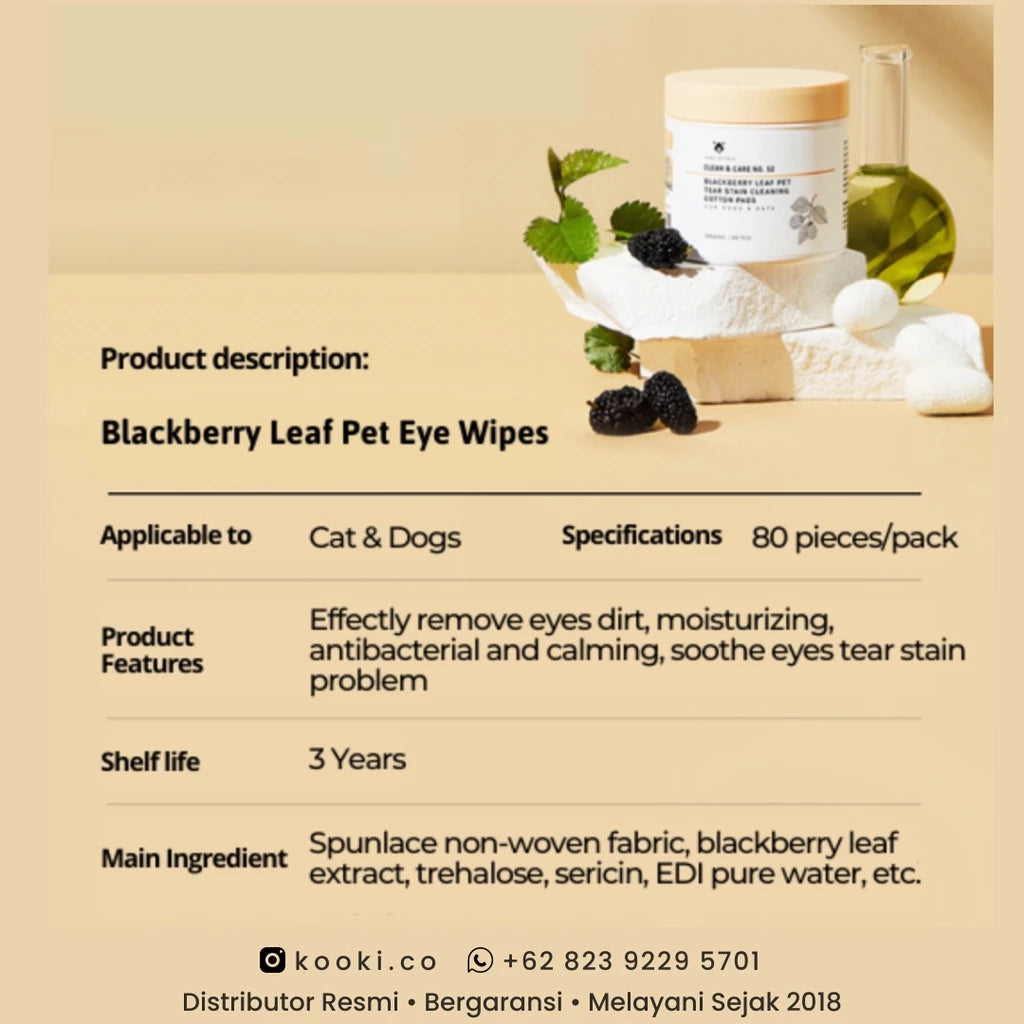 AMO PETRIC - Tear Stain Cotton / Tear Stain Remover Wipes