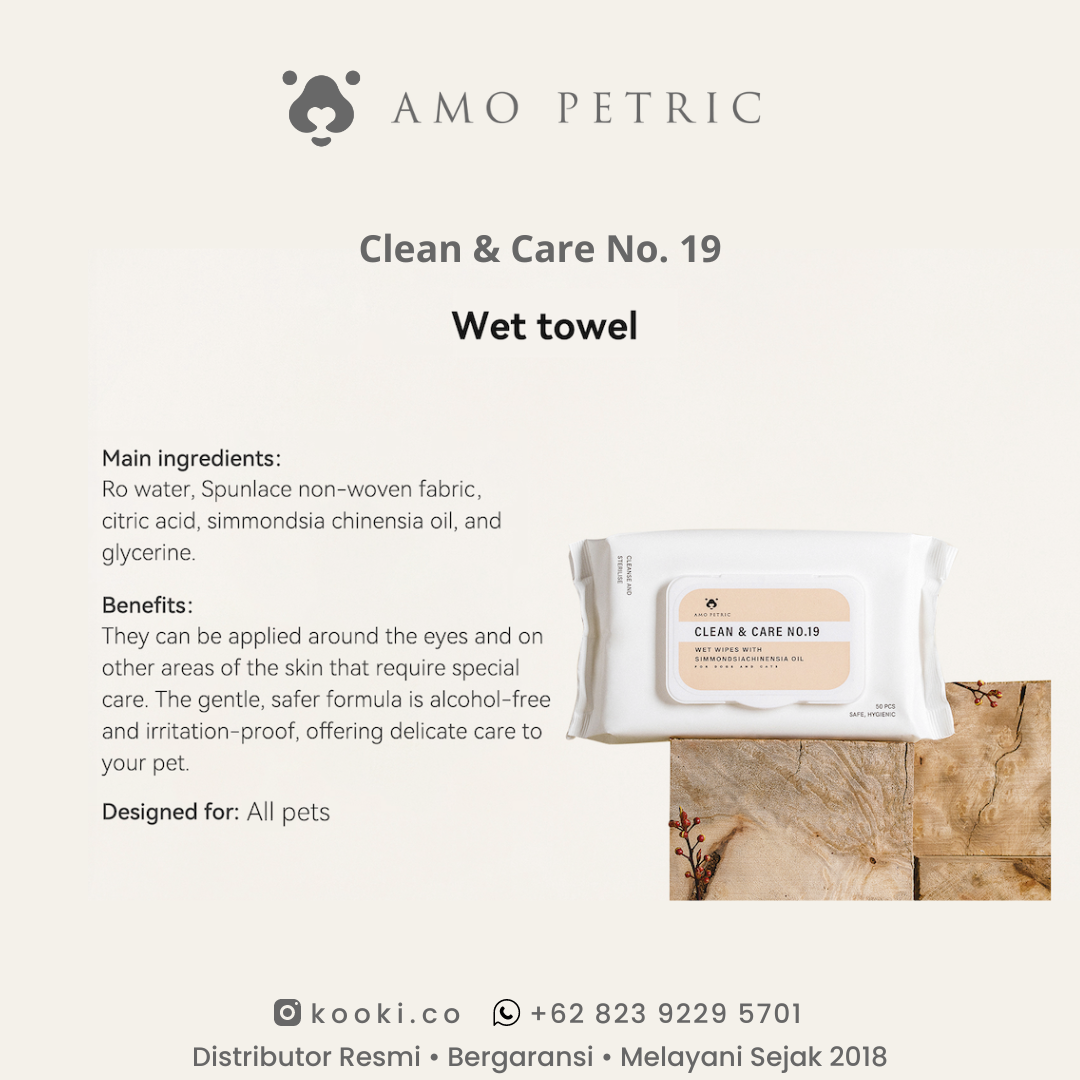 AMO PETRIC - Wet Wipes for Pets