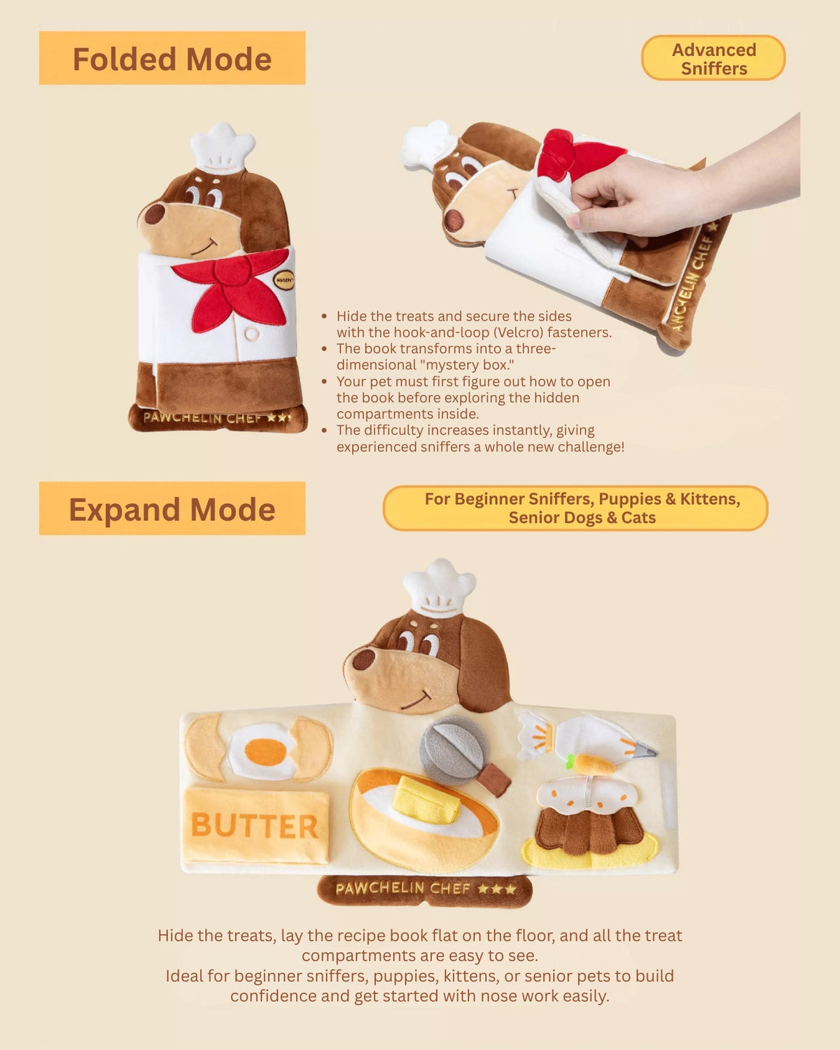 POOZPET - Pawfect Recipe Book Snuffle Mats for Pets
