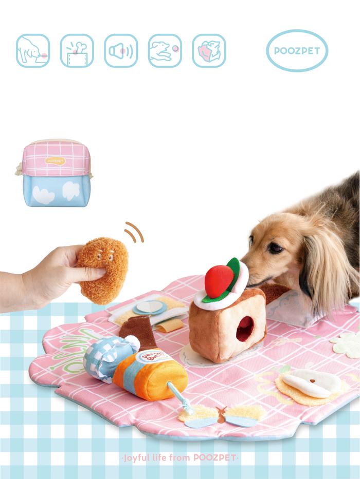 POOZPET - Picnic Box Sniffing Game / Sniffing Mat