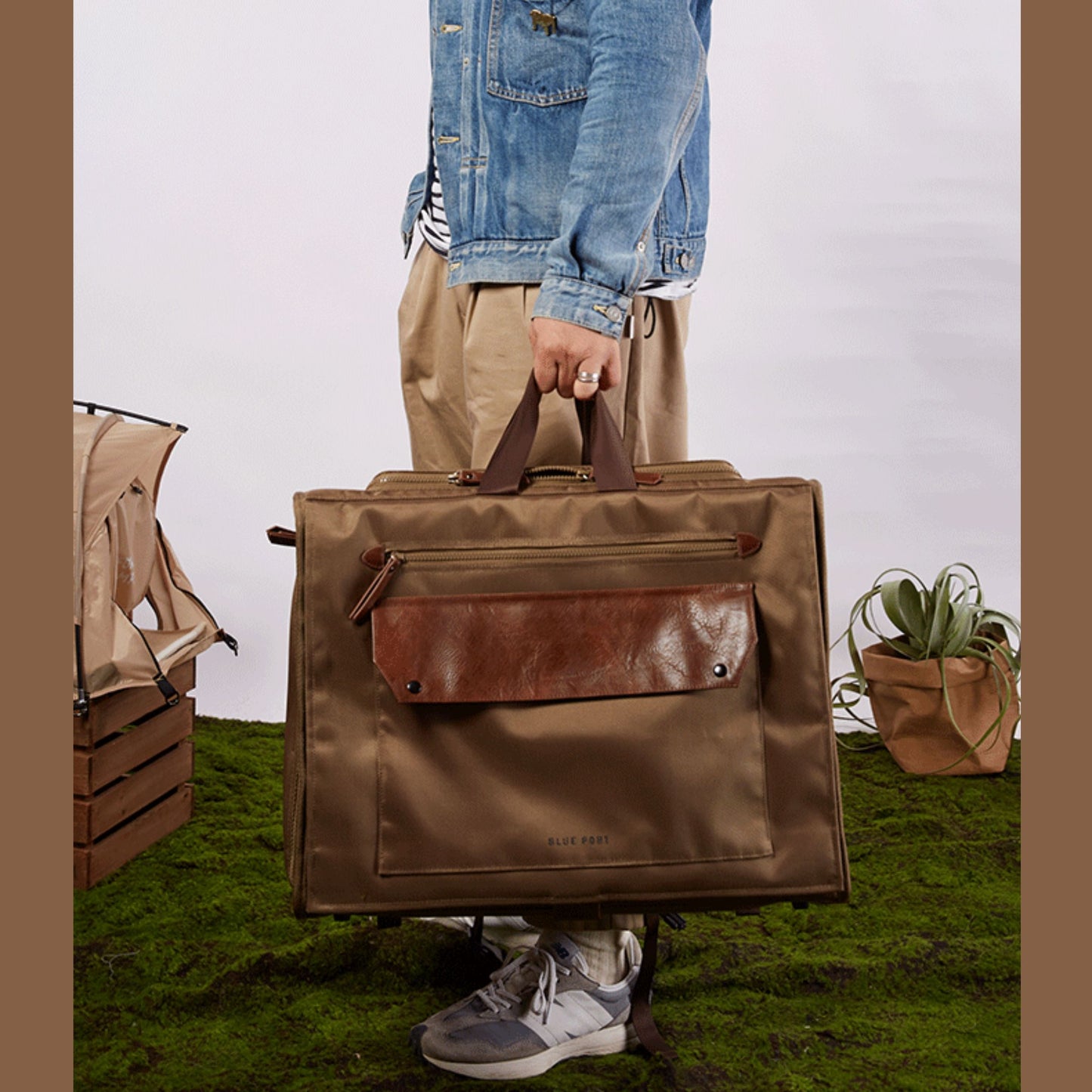 BluePort - Retro Large Carrier & Backpack