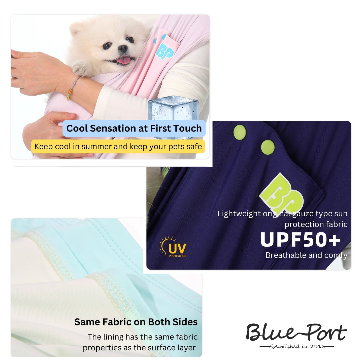 BluePort - Cooling Pet Sling Bag