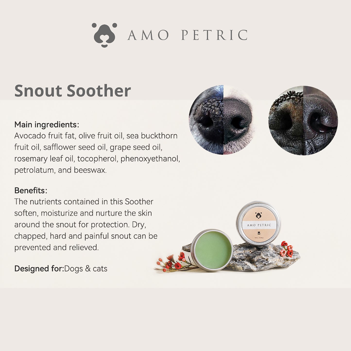 AMO PETRIC - Soothers & Balm for Pets