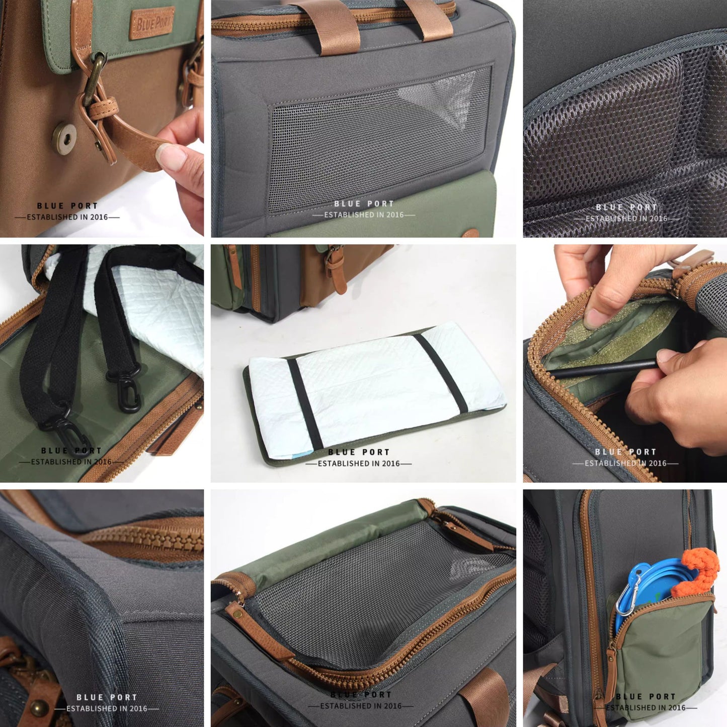 BluePort - Retro Small Backpack