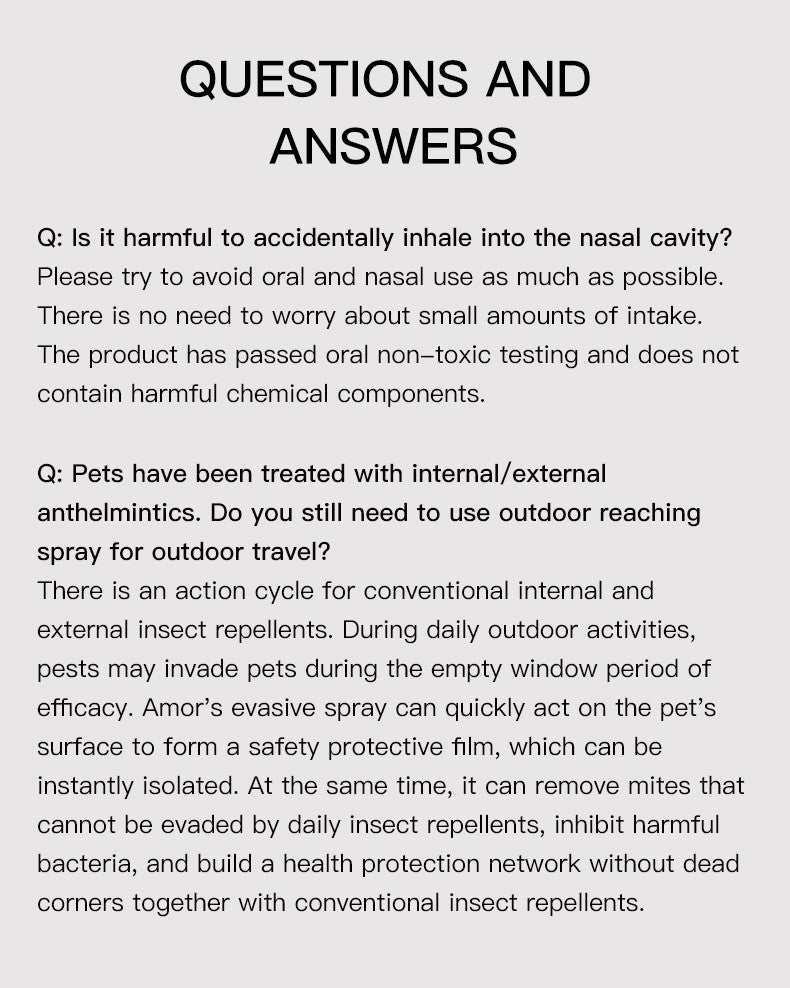 AMO PETRIC - Mites Removal and Anti Bacteria Spray