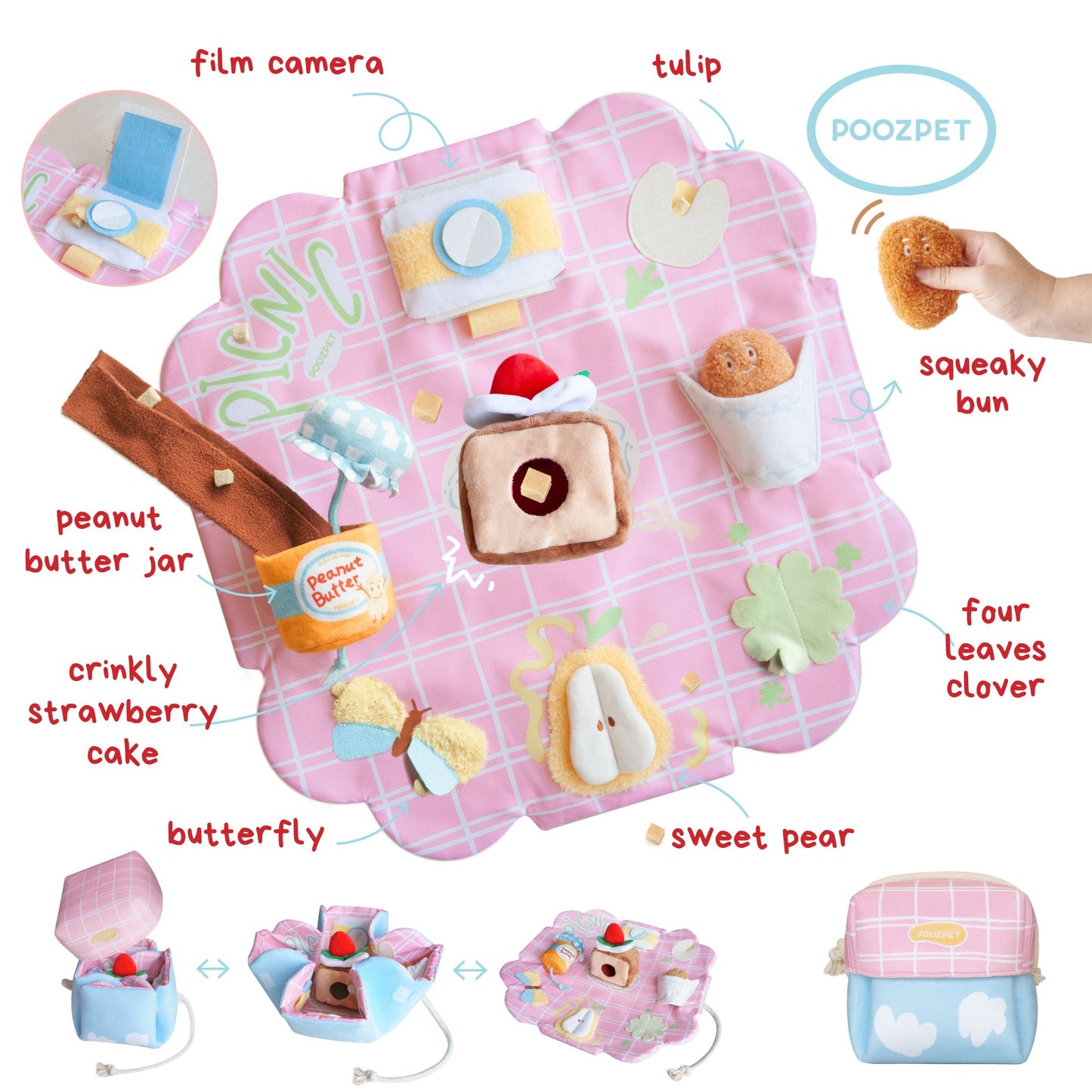 POOZPET - Bento Box Snuflle Toy