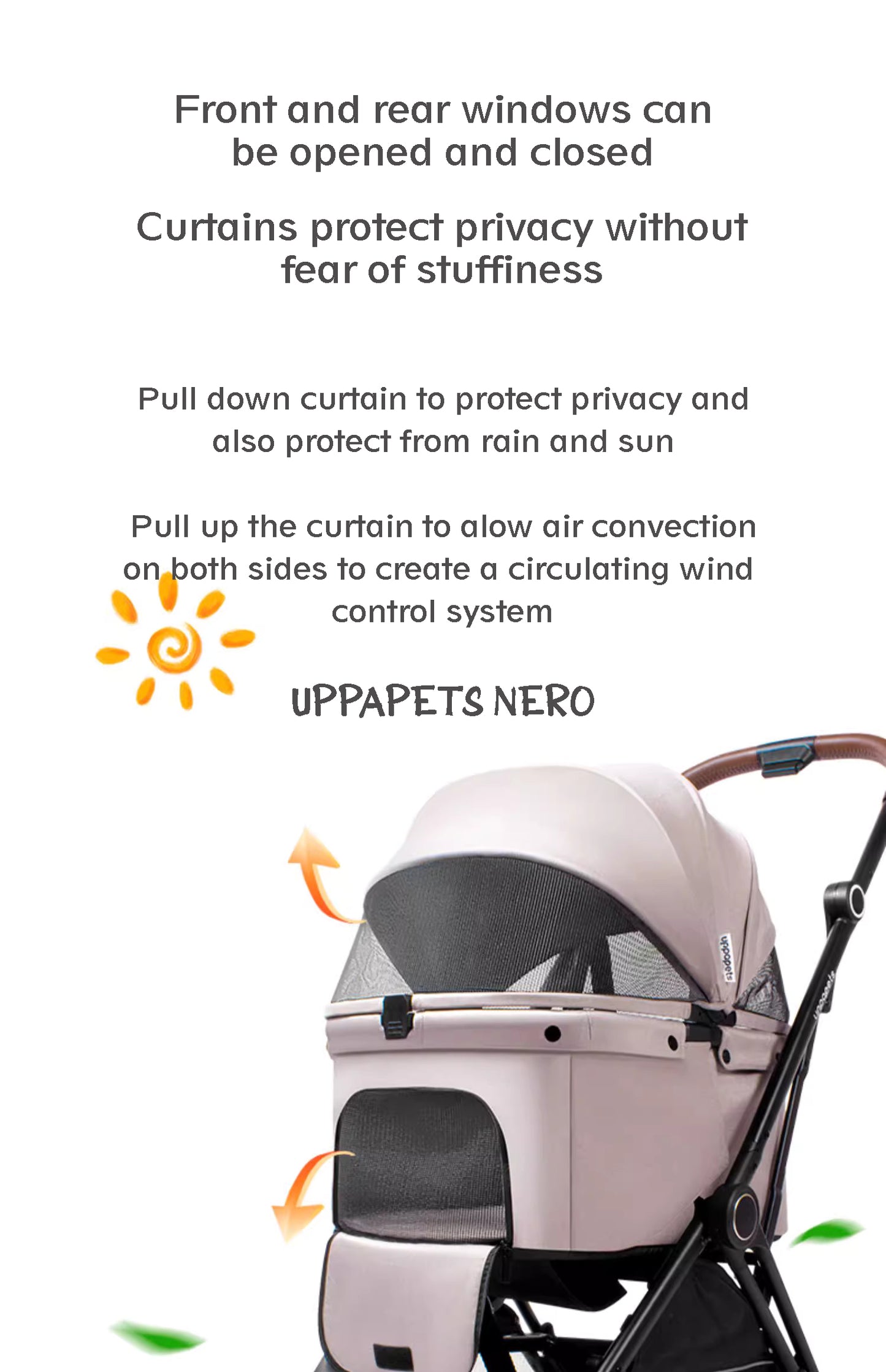 UPPAPETS Pet Stroller - NERO & NERO PLUS