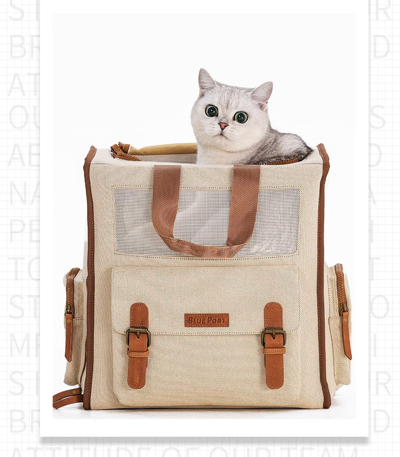 BluePort - Retro Small Backpack