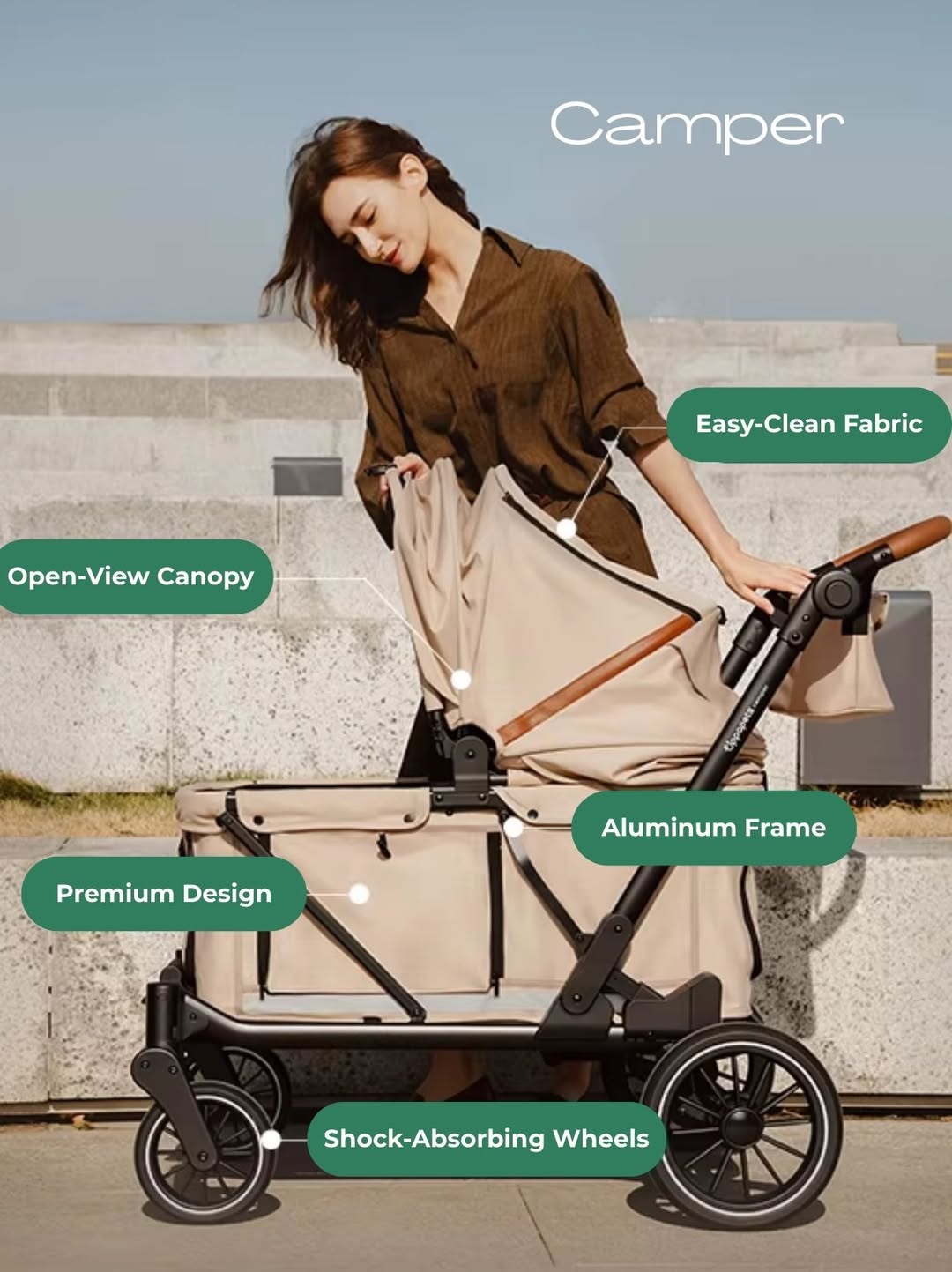 UPPAPETS Pet Stroller - CAMPER