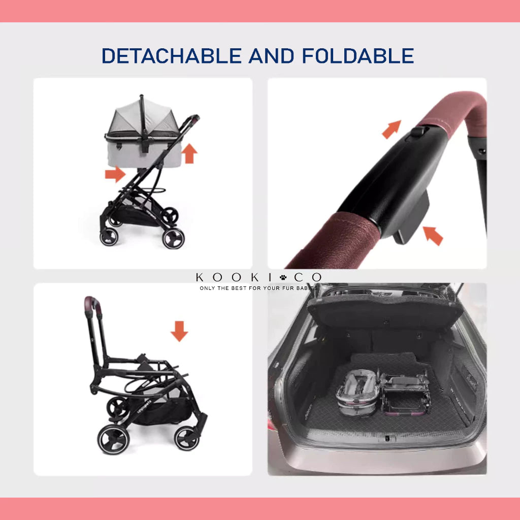 UPPAPETS Pet Stroller - AROA