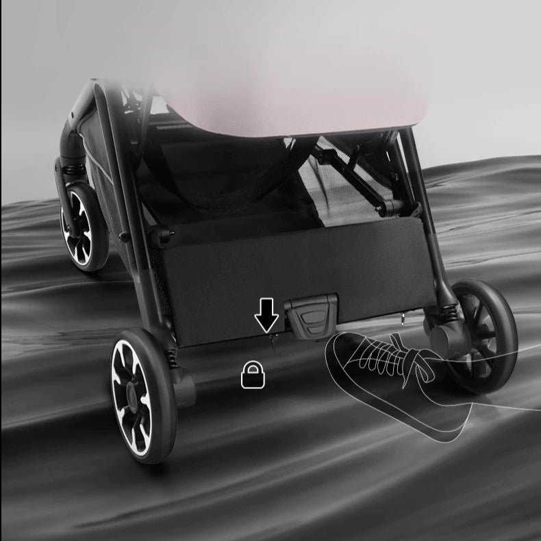 UPPAPETS Pet Stroller - NERO