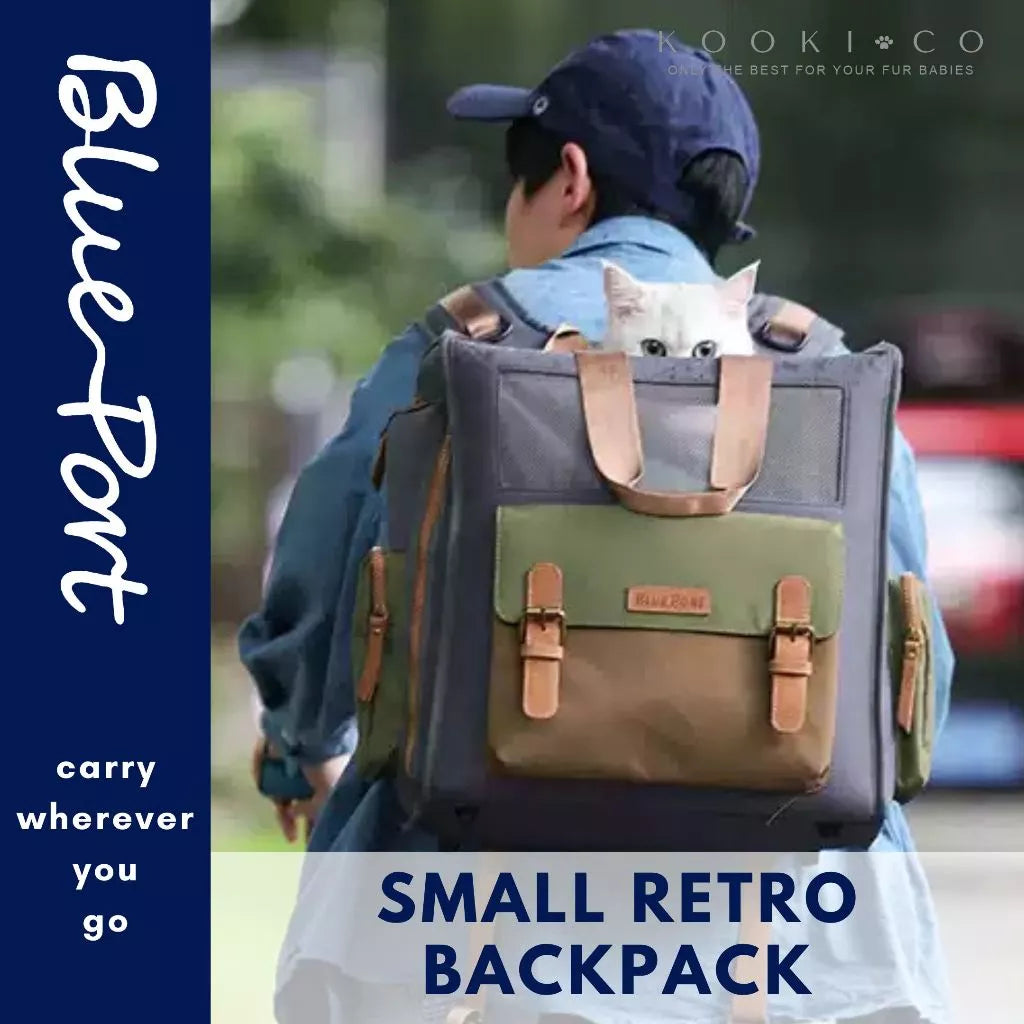 BluePort - Retro Small Backpack